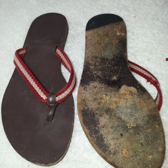 Bally Leather Summer Sandals Womens Worn - Picture 7 of 7